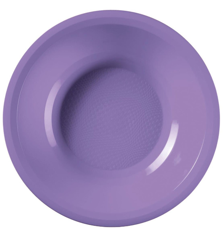 Plastic Plate Deep Lilac "Round" PP Ø19,5 cm (50 Units) Plastic Plate Deep Lilac "Round" PP Ø19,5 cm (50 Units)