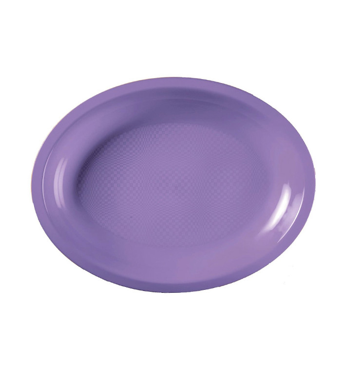 Plastic Platter Microwavable Oval Shape Lilac 25,5x19 cm (50 Units) Plastic Platter Microwavable Oval Shape Lilac 25,5x19 cm (50 Units)