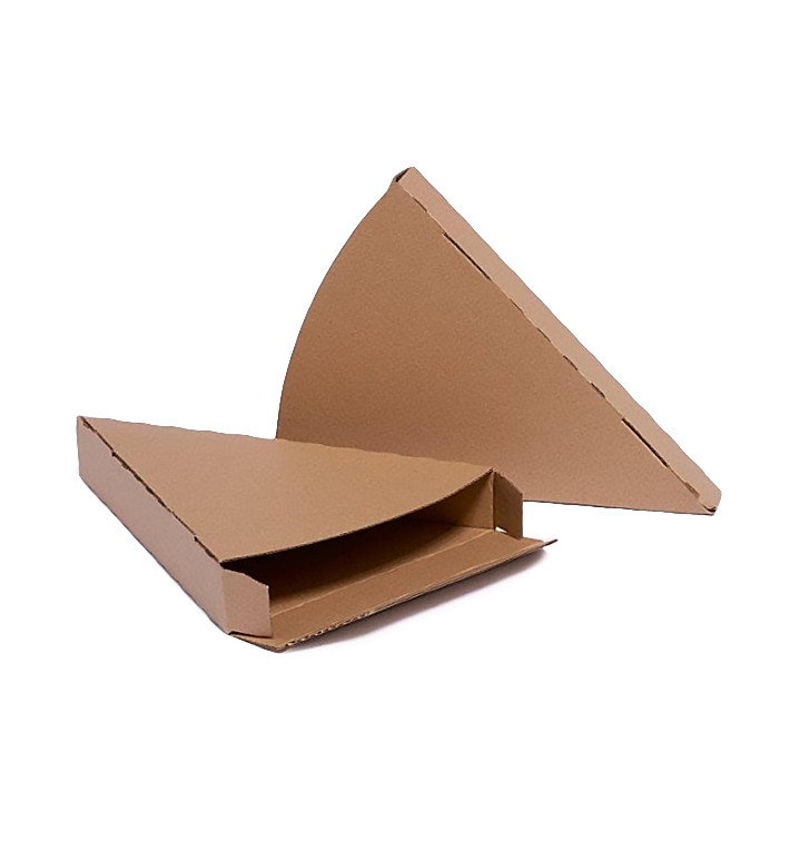 Corrugated Pizza Slice Box Kraft Takeaway (25 Units) Corrugated Pizza Slice Box Kraft Takeaway (25 Units)