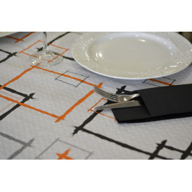 Pre-Cut Paper Tablecloth "m (400 Units) arcos Nena" 37g 1x1m (400 Units)  
