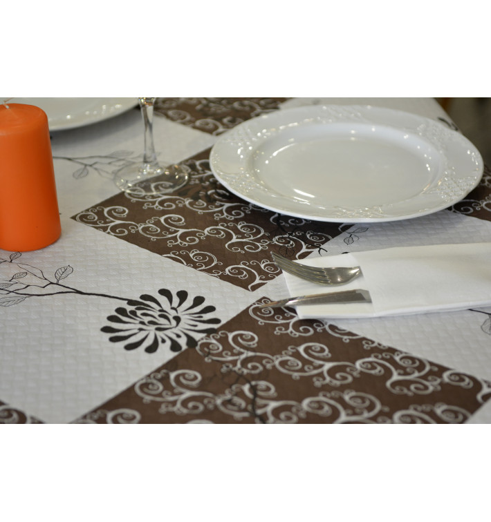 Pre-Cut Paper Tablecloth "m (400 Units) agnolia Nem (400 Units) a" 37g 1x1m (400 Units) Pre-Cut Paper Tablecloth "m (400 Units) agnolia Nem (400 Units) a" 37g 1x1m (400 Units)