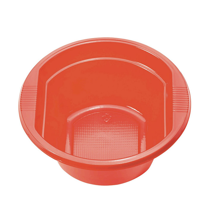 Plastic Bowl PS Red 250 ml Ø12cm (30 Units) Plastic Bowl PS Red 250 ml Ø12cm (30 Units)