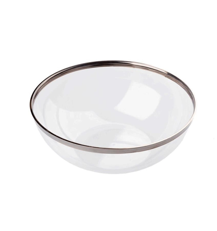 Plastic Bowl with Rim PS Crystal Hard 400ml Ø14cm (80 Units) Plastic Bowl with Rim PS Crystal Hard 400ml Ø14cm (80 Units)