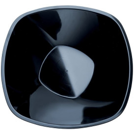 Plastic Bowl PP Black "Square" 3000ml Ø27,7cm (30 Units)