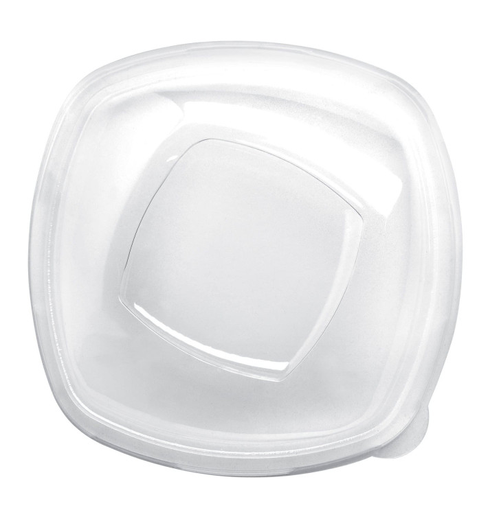 Plastic Lid PET Crystal "Square" Ø21cm (3 Units) Plastic Lid PET Crystal "Square" Ø21cm (3 Units)