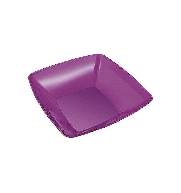 Plastic Bowl PS Crystal Hard Eggplant 3500ml 28x28cm (1 Unit) Plastic Bowl PS Crystal Hard Eggplant 3500ml 28x28cm (1 Unit)