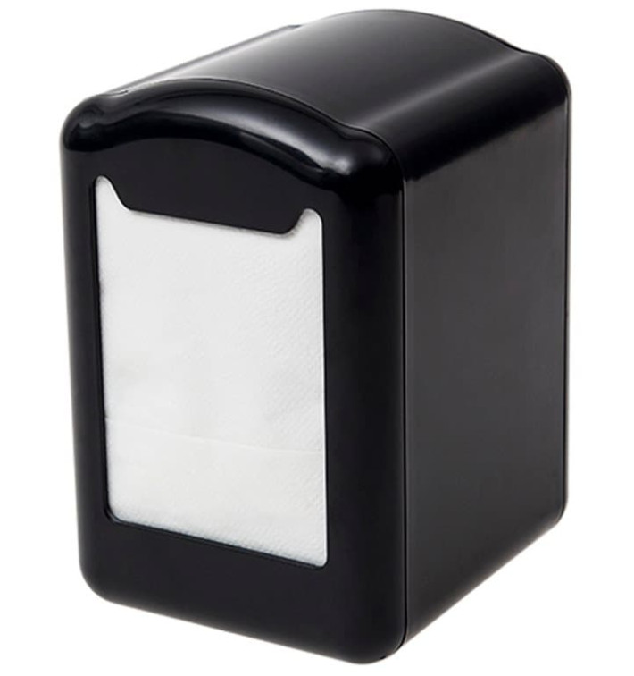 Napkin Plastic Dispenser "Miniservis" Black 17x17cm (1 Unit) Napkin Plastic Dispenser "Miniservis" Black 17x17cm (1 Unit)