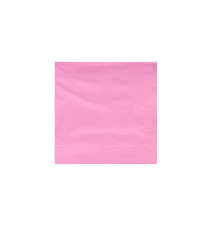 Paper Napkin Edging Pink 40x40cm (50 Units) Paper Napkin Edging Pink 40x40cm (50 Units)