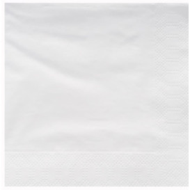 Paper Napkin Edging White 25x25cm 2C (200 Units)