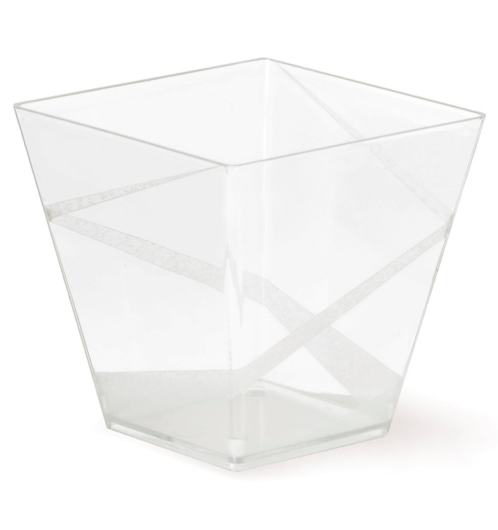 Plastic Tasting Cup PS "Decó" Clear 200ml (40 Units) Plastic Tasting Cup PS "Decó" Clear 200ml (40 Units)
