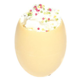 Tasting Mini Bowl Egg Design PP Ivory 60ml (100 Units)