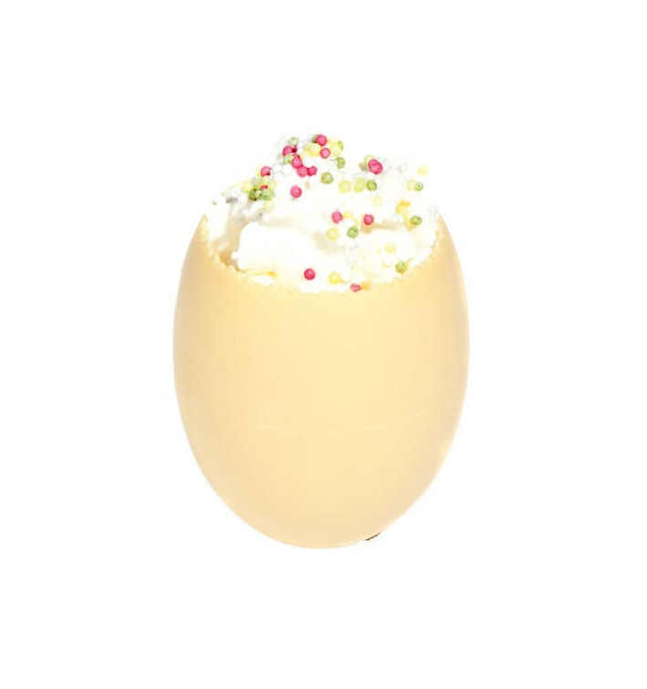 Tasting Mini Bowl Egg Design PP Ivory 60ml (100 Units) Tasting Mini Bowl Egg Design PP Ivory 60ml (100 Units)