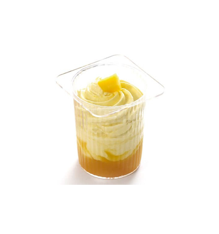 Plastic Serving Yogurt Cup "P'ti suisse" PS Clear 60ml (20 Units)