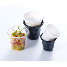 Tasting Plastic Mini Cup PS "Cabosse" Black 60ml (12 Units) 