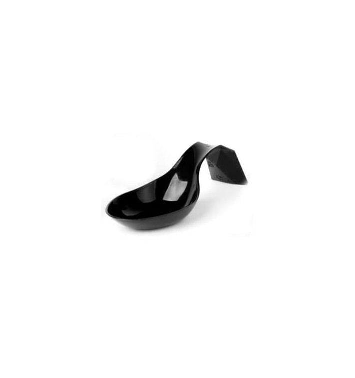 Tasting Spoon PS "Bon Ton" Black 11,6x2,9cm (20 Units) Tasting Spoon PS "Bon Ton" Black 11,6x2,9cm (20 Units)