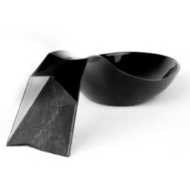 Tasting Spoon PS "Bon Ton" Black 11,6x2,9cm (20 Units) 