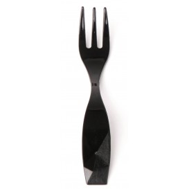 Tasting Mini Fork "Charme" Black 10cm (600 Units) 