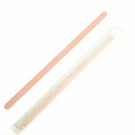 Wooden Coffee Stirrer Wrapped 11,4cm 