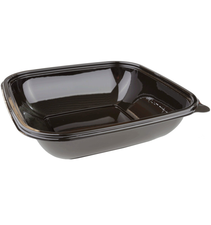 Plastic Bowl PET Black 750ml 190x190x40mm (50 Units) Plastic Bowl PET Black 750ml 190x190x40mm (50 Units)