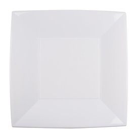 Plastic Plate Flat White "Nice" PP 29 cm (144 Units)