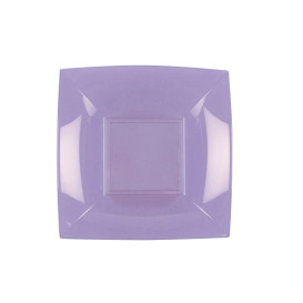 Plastic Plate Deep Lilac "Nice" PP 18 cm (25 Units) 