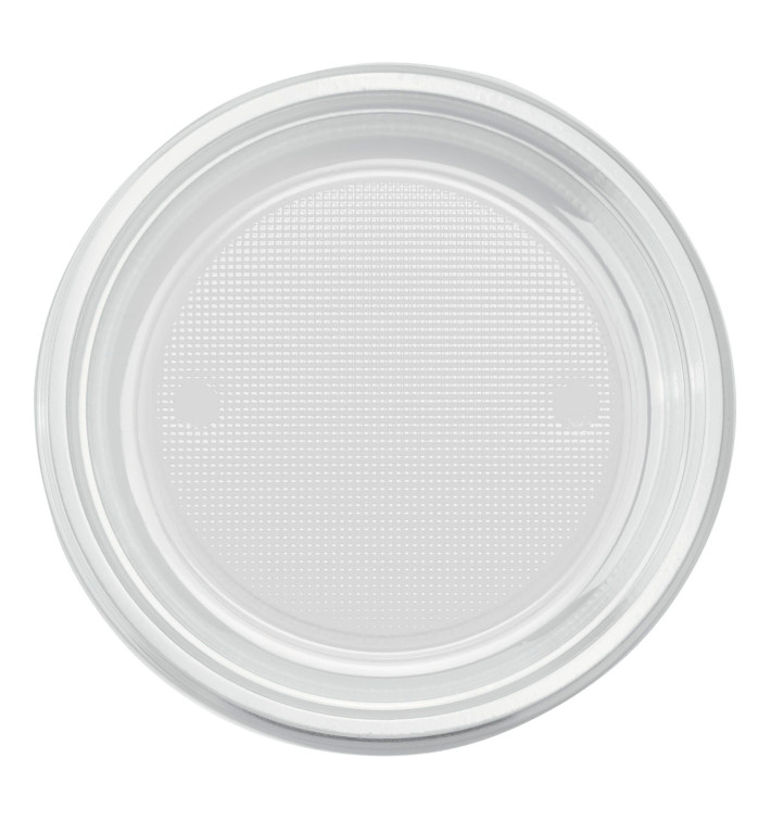 Plastic Plate PS Flat Clear Ø22 cm (780 Units) Plastic Plate PS Flat Clear Ø22 cm (780 Units)