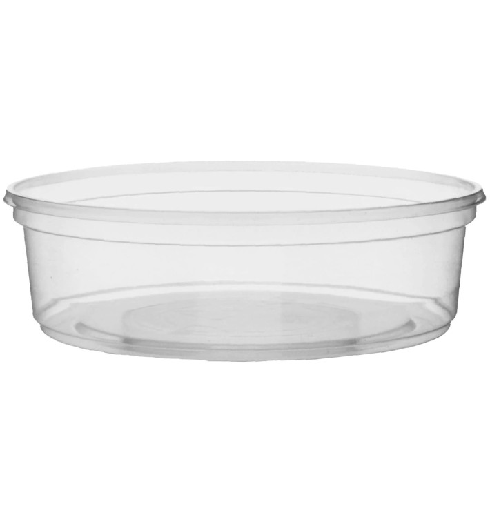 Plastic Deli Container Clear PP 125ml Ø10,5cm (100 Units) Plastic Deli Container Clear PP 125ml Ø10,5cm (100 Units)