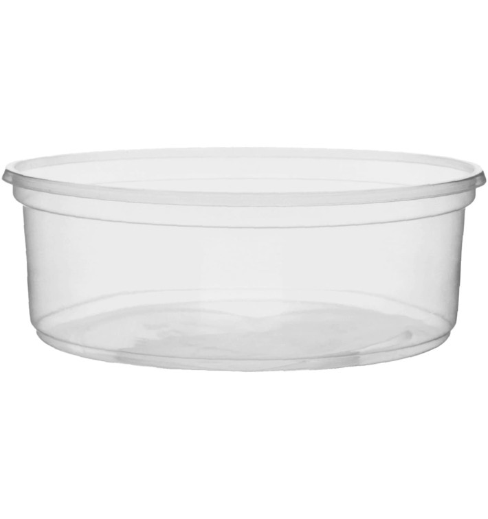 Plastic Deli Container Clear PP 150ml Ø10,5cm (100 Units) Plastic Deli Container Clear PP 150ml Ø10,5cm (100 Units)
