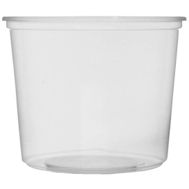 Plastic Deli Container Clear PP 400ml Ø10,5cm (100 Units) 