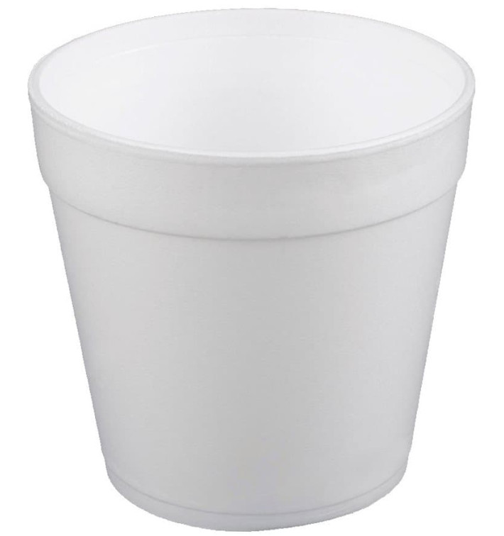 Foam Container White 32Oz/950ml Ø12,7cm (25 Units) Foam Container White 32Oz/950ml Ø12,7cm (25 Units)