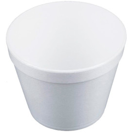 Foam Container White 24Oz/710ml Ø12,7cm (25 Units) 