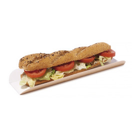 Paper Baguette Tray Kraft 30x6,1x3,2cm (100 Units)