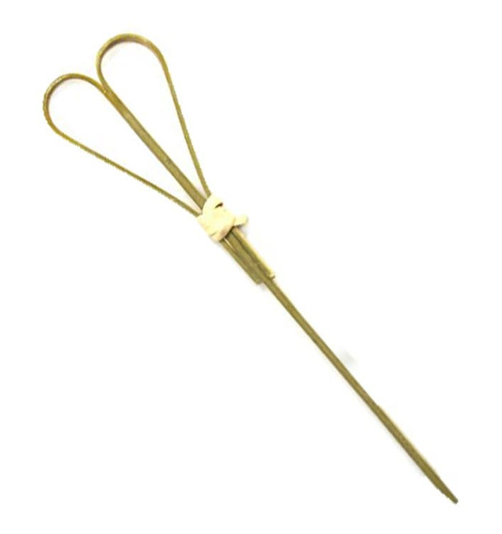 Bamboo Food Pick "Cuore" Design Natural Green 12cm (5000 Units) Bamboo Food Pick "Cuore" Design Natural Green 12cm (5000 Units)