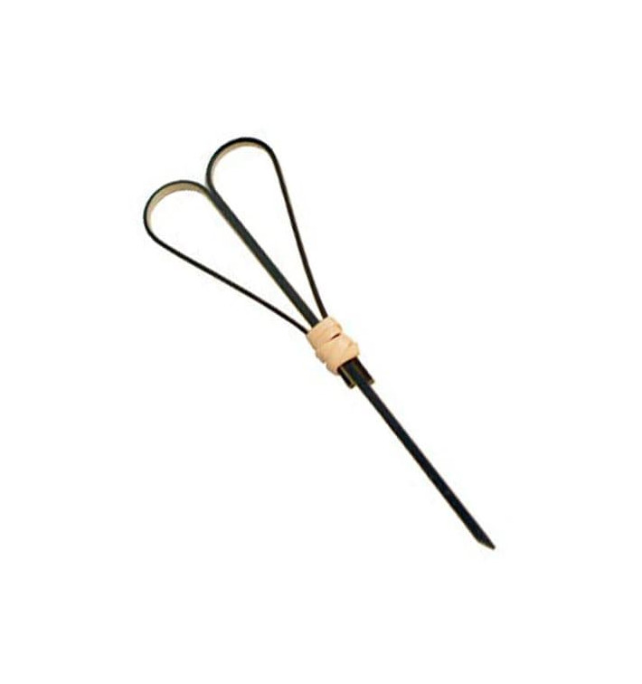 Bamboo Food Pick "Cuore" Design Black 9cm (5000 Units) Bamboo Food Pick "Cuore" Design Black 9cm (5000 Units)
