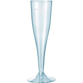 Plastic Flute Sparkling Wine 115ml 1P "Premium" (10 Units)
