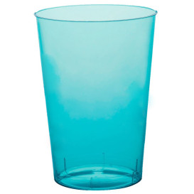 Plastic Cup PS "Moon" Turquoise Clear 230ml (1000 Units)