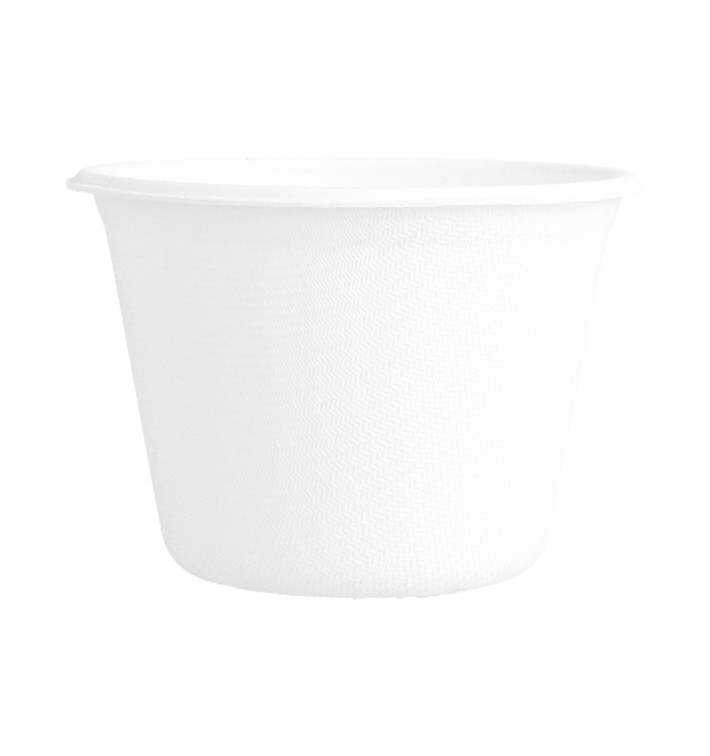 Sugarcane Container White 140ml (1000 Units)