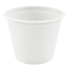 Sugarcane Container White Ø9,5cm 425ml (50 Units) 