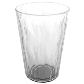 Plastic Glass SAN Reusable "Granity" Ice Clear 420 ml (75 Units)