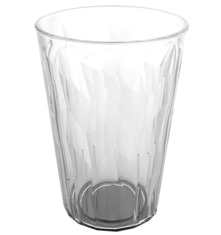 Plastic Glass SAN Reusable "Granity" Ice Clear 420 ml (75 Units) Plastic Glass SAN Reusable "Granity" Ice Clear 420 ml (75 Units)