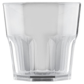 Plastic Glass SAN Reusable "Mini Drink" Clear 160ml (8 Units) 