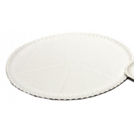 Paper Pizza Plate White Ø33cm (50 Units) 