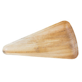 Palm Leaf Plate Triangular Shape 25,5x14,5cm (25 Units) 