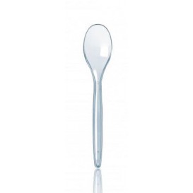 Plastic Teaspoon PS "Luxury" Clear 12,3cm (2000 Units)