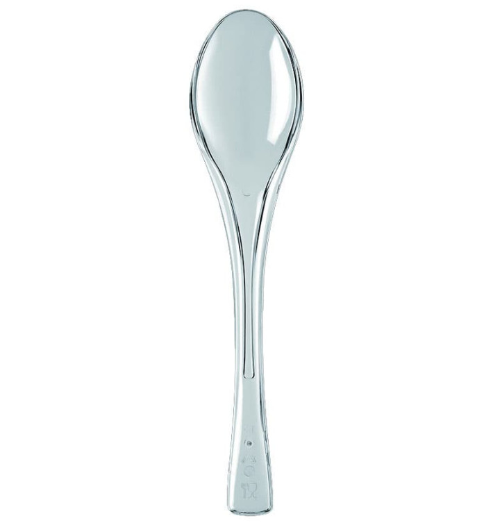 Plastic Spoon PS "Fly" Clear 14,5cm (50 Units) 