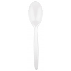 Plastic Spoon PS "Easy" White 18,5 cm (500 Units)