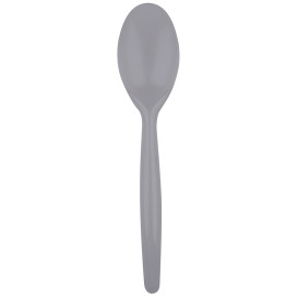 Plastic Spoon PS "Easy" Grey 18,5 cm (500 Units)