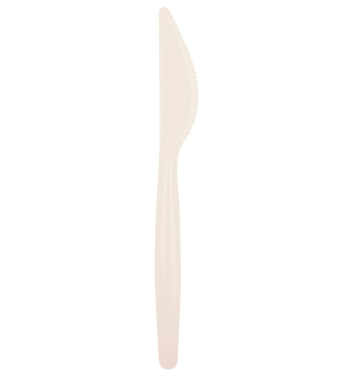 Plastic Knife PS "Easy" Cream 18,5cm (20 Units) Plastic Knife PS "Easy" Cream 18,5cm (20 Units)