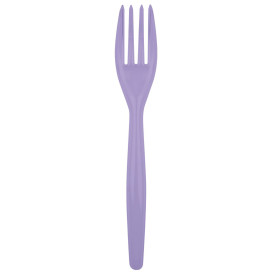 Plastic Fork PS "Easy" Lilac 18cm (500 Units)