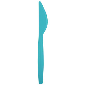 Plastic Knife PS "Easy" Turquoise 18,5cm (20 Units) 